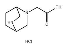 2-{2,5-diazabicyclo[2.2.2]octan-2-yl}acetic acid dihydrochloride 结构式