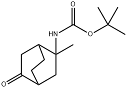 tert-butyl N-{2-methyl-5-oxobicyclo[2.2.2]octan-2-yl}carbamate 结构式