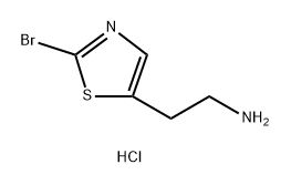 2-(2-溴噻唑-5-基)乙胺盐酸盐 结构式