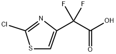 2-(2-氯噻唑-4-基)-2,2-二氟乙酸 结构式