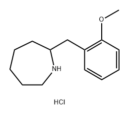 2-[(2-methoxyphenyl)methyl]azepane hydrochloride 结构式