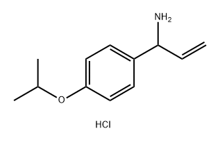1-[4-(propan-2-yloxy)phenyl]prop-2-en-1-amine
hydrochloride 结构式