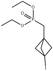 diethyl ({3-iodobicyclo[1.1.1]pentan-1-yl}methyl)phosphonate 结构式