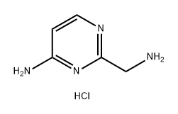 2-(氨甲基)嘧啶-4-胺(盐酸盐) 结构式