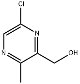 (6-氯-3-甲基吡嗪-2-基)甲醇 结构式