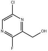 (6-氯-3-氟吡嗪-2-基)甲醇 结构式