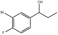 1-(3-bromo-4-fluorophenyl)propan-1-ol 结构式