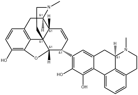 盐酸阿扑吗啡半水合物C 结构式