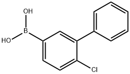 (6-氯-[1,1'-联苯]-3-基)硼酸 结构式