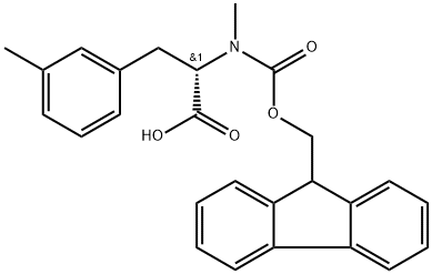 N-Fmoc-N,3-dimethyl-L-phenylalanine 结构式