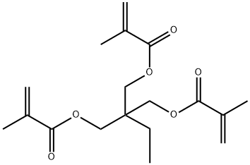 聚(三羟甲基丙烷三甲基丙烯酸酯) 结构式
