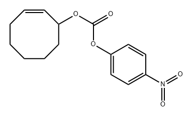 REL-(1R-2E-PR)-环辛-2-烯-1-基(4-硝基苯基)碳酸酯 结构式