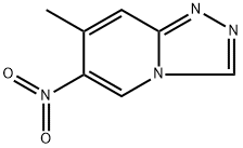 7-甲基-6-硝基-[1,2,4]三唑并[4,3-A]吡啶 结构式