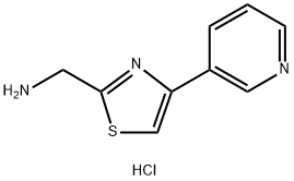 1-[4-(pyridin-3-yl)-1,3-thiazol-2-yl]methanamine dihydrochloride 结构式