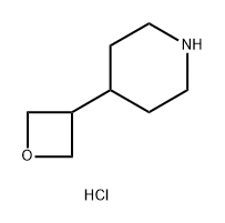 4-(氧杂环丁烷-3-基)哌啶盐酸盐 结构式