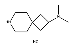 N,N-dimethyl-7-azaspiro[3.5]nonan-2-amine dihydrochloride 结构式