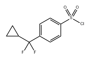 4-(环丙基二氟甲基)苯磺酰氯 结构式