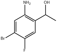 1-(2-氨基-4-溴-5-氟苯基)乙-1-醇 结构式