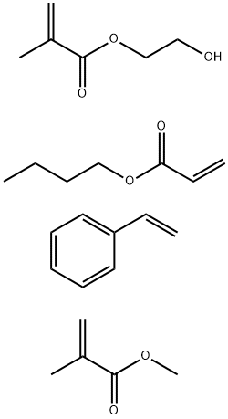 苯乙烯和甲基丙烯酸甲酯的聚合物 结构式