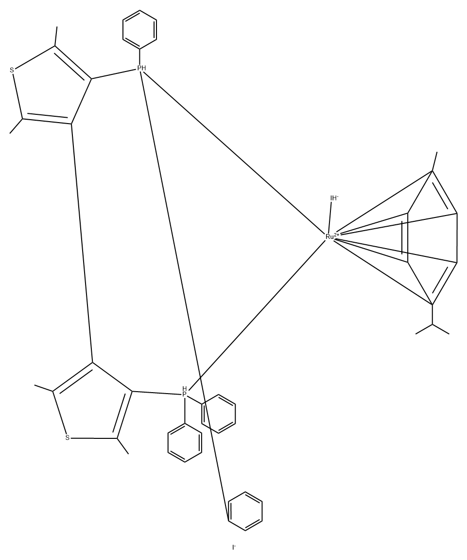 [RUL (+) - TETRAME-BITIOP (P-CYMENE)] 结构式