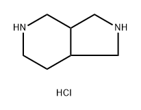 八氢-1H-吡咯并[3,4-C]吡啶二盐酸盐 结构式