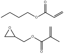 聚(丙烯酸正丁酯-R-甲基丙烯酸缩水甘油酯)无规共聚物 结构式