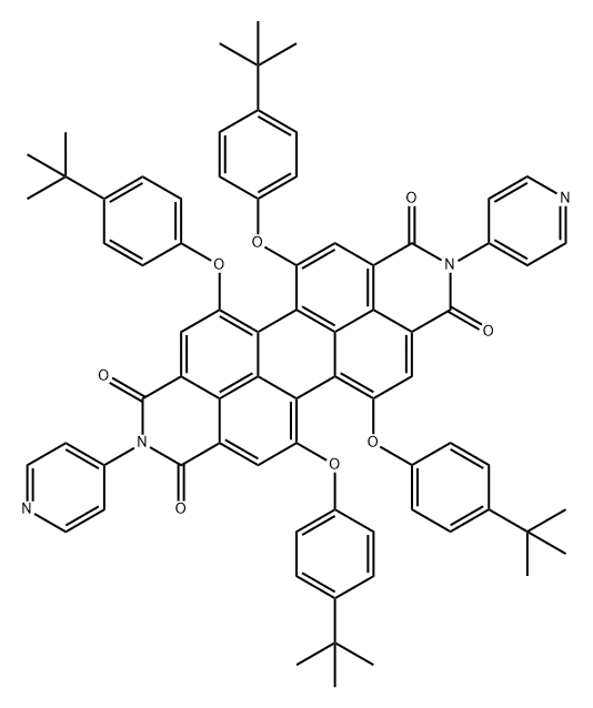 苝二酰亚胺-吡啶 结构式