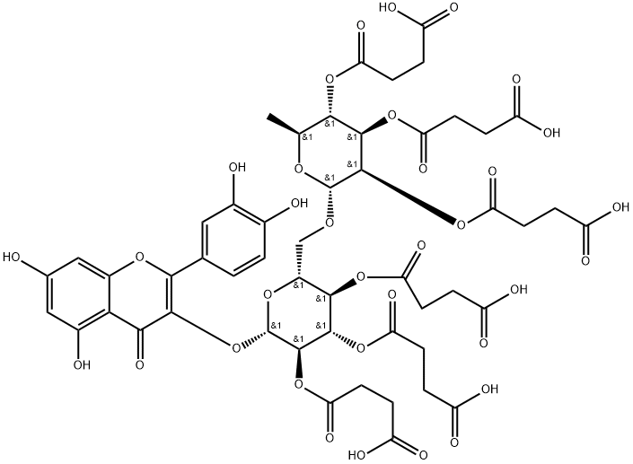 芸香苷琥珀酸酯 结构式