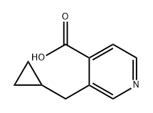 3-(环丙基甲基)异烟酸 结构式