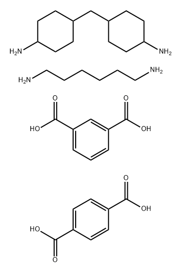 1,3-Benzenedicarboxylic acid polymer with 1,4-benzenedicarboxylic acid, 1,6-hexanediamine and 4,4'-methylenebis[cyclohexanamine] 结构式