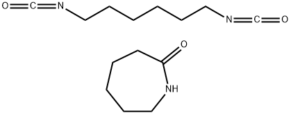 (六氢化-2H-氮杂卓-2-酮与1,6-二异氰酸己烷)的聚合物 结构式