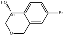 (R)-7-bromoisochroman-4-ol 结构式
