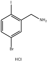 (5-BROMO-2-IODOPHENYL)METHANAMINE HYDROCHLORIDE 结构式