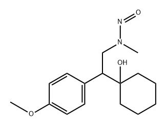 N-亚硝基文拉法辛EP杂质D 结构式