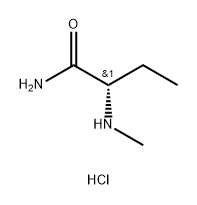 (S)-2-(甲基氨基)丁酰胺盐酸盐 结构式