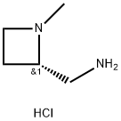 (S)-(1-甲基氮杂环丁烷-2-基)甲胺二盐酸盐 结构式