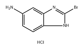 2-溴-1H-苯并[D]咪唑-6-胺盐酸盐 结构式