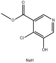 4-氯-5-(甲氧基羰基)吡啶-3-醇钠 结构式