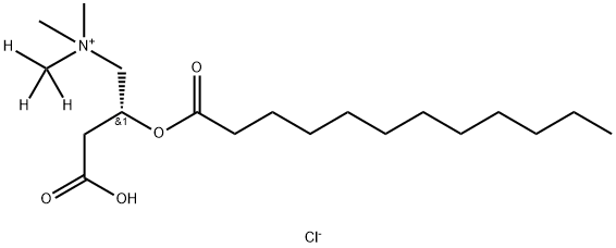 左卡尼汀:HCL, O-DODECANOYL 结构式