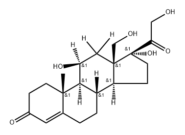 18-HYDROXYCORTISOL 结构式