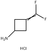 3-(二氟亚甲基)环丁胺盐酸盐 结构式