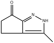 3-甲基-4,5-二氢环戊烷[C]吡唑-6(2H)-酮 结构式