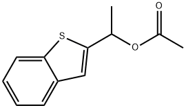 Benzo[b]thiophene-2-methanol, α-methyl-, 2-acetate 结构式