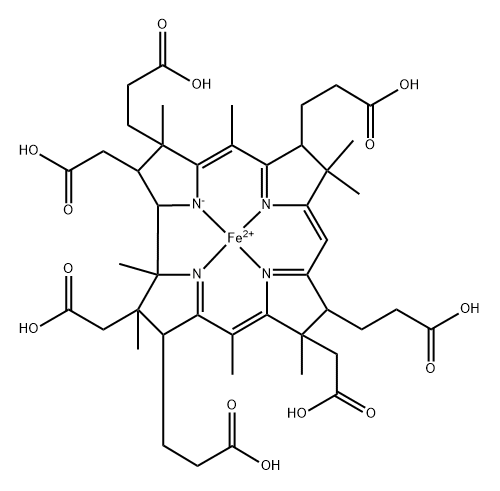 铁吡啉酸 结构式