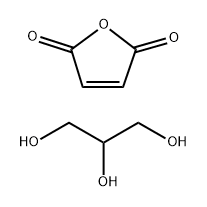 2,5-呋喃二酮与1,2,3-丙三醇的聚合物 结构式