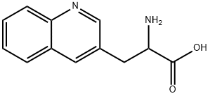 2-氨基-3-(喹啉-3-基)丙酸 结构式