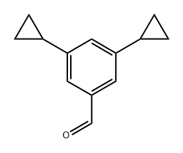 3,5-二环丙基苯甲醛 结构式