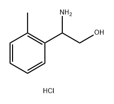 2-氨基-2-(邻甲苯基)乙醇盐酸盐 结构式
