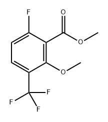 methyl 6-fluoro-2-methoxy-3-(trifluoromethyl)benzoate 结构式