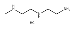 N1-(2-氨基乙基)-N2-甲基-1,2-乙二胺二盐酸盐 结构式